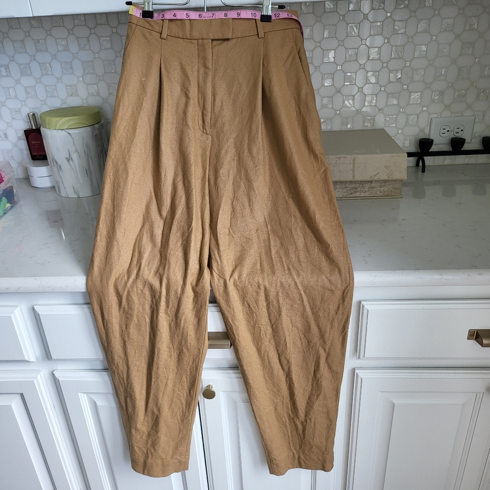 Cos Barrel Tan Pants